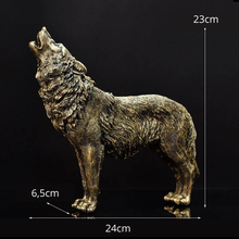 Carregar imagem no visualizador da galeria, Escultura de Lobo Decorativa - North Wolf