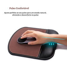 Carregar imagem no visualizador da galeria, Mousepad em Couro com Descanso de Pulso - Confort Leather