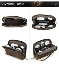 Carregar imagem no visualizador da galeria, Porta-Gadgets em Couro Harper