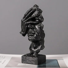 Carregar imagem no visualizador da galeria, Estatueta Abstrata Decorativa - Rostos da Sabedoria