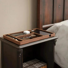 Carregar imagem no visualizador da galeria, Organizador de Mesa Dockwood Elite em Madeira Premium