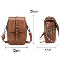 Carregar imagem no visualizador da galeria, Bolsa em Couro Porta Celular - Copenhague

