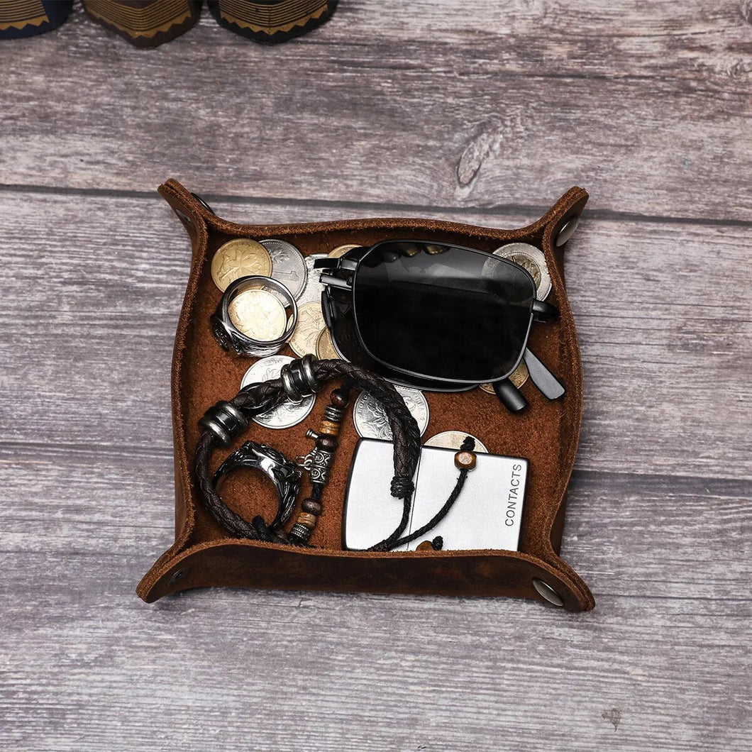 Porta Treco em Couro - Old Indian