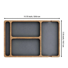 Carregar imagem no visualizador da galeria, Organizador de Mesa Dockwood Elite em Madeira Premium
