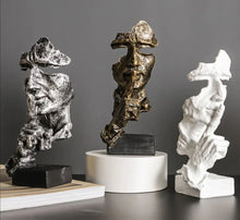 Carregar imagem no visualizador da galeria, Estatueta Abstrata Decorativa - Rostos da Sabedoria

