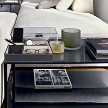 Carregar imagem no visualizador da galeria, Bandeja Organizadora em Couro e Veludo - Royal
