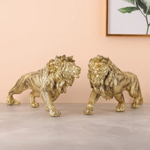 Carregar imagem no visualizador da galeria, Escultura Golden Lion
