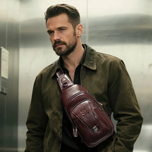 Carregar imagem no visualizador da galeria, Bolsa Transversal em Couro Urban Trail
